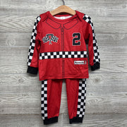LS Shirt Racing #2 & Joggers Checker 3T