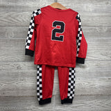 LS Shirt Racing #2 & Joggers Checker 3T