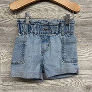 Denim Paperbag Shorts 4