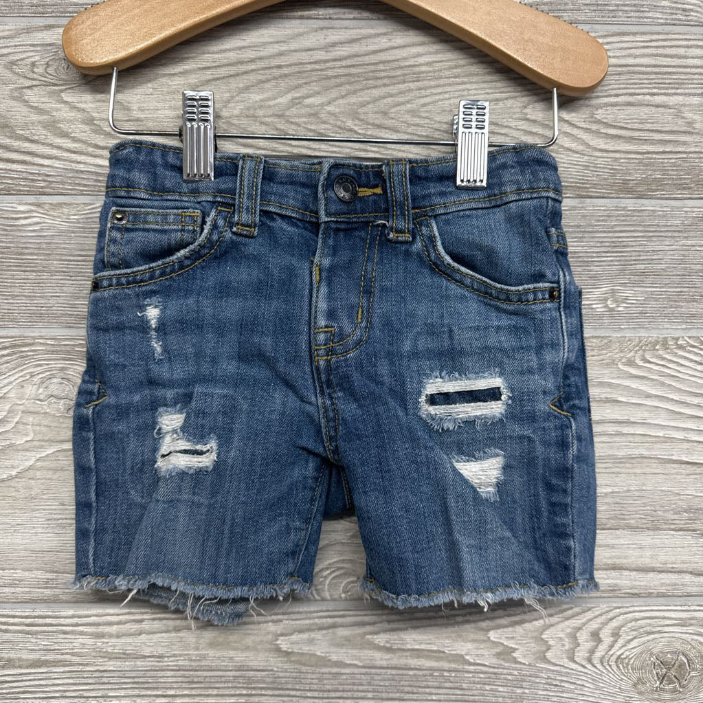 Denim Shorts Frayed 2T