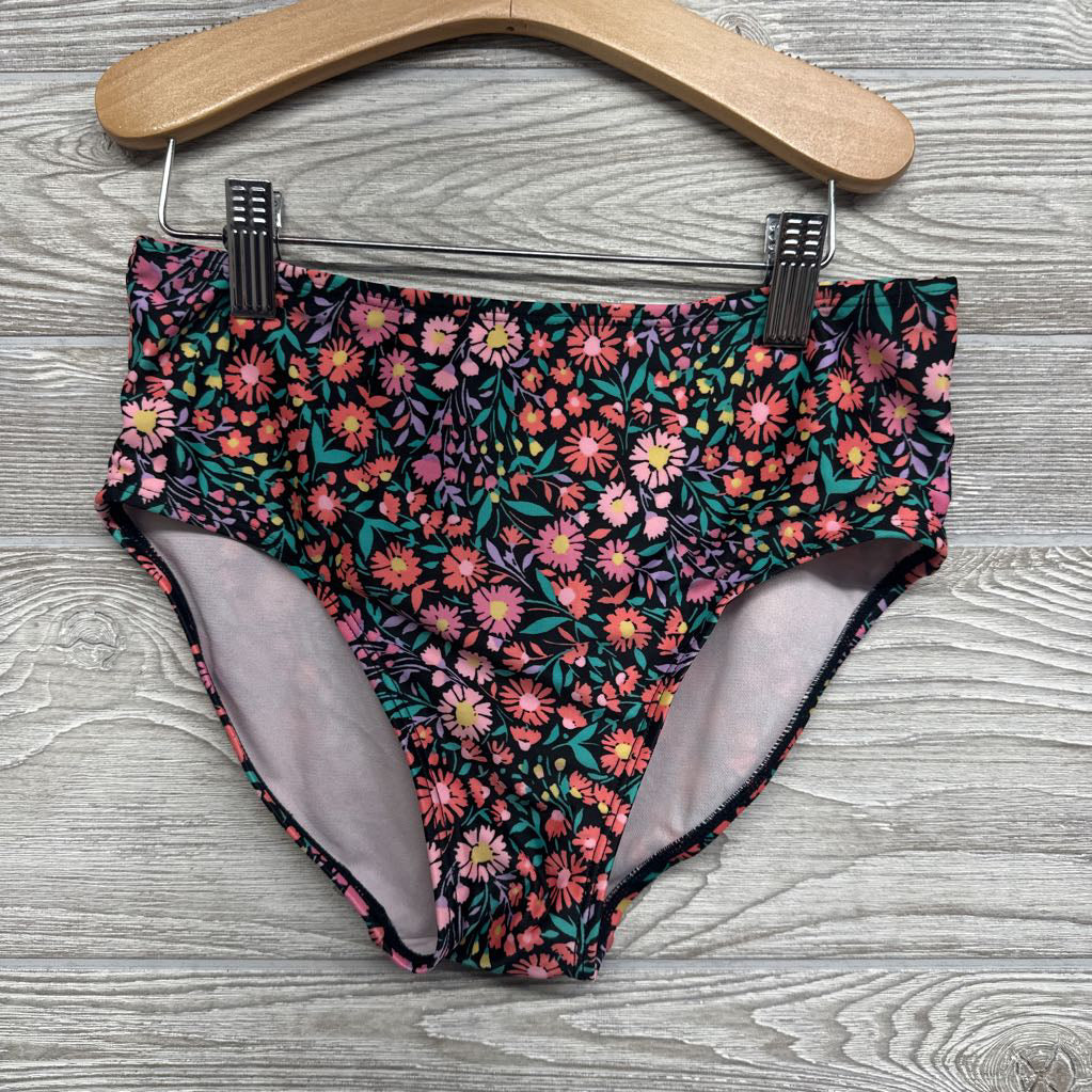 2 Pc LS Swimsuit Flowers 10-12