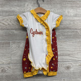 Iowa State Ruffle Bodysuit & Polka Dot Pants 6-9M