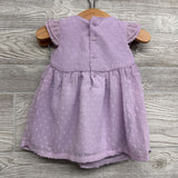 Sheer Textured Dot Dress & Bloomers 6M