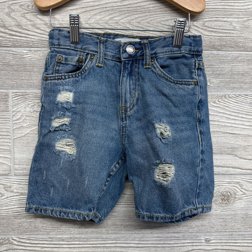 Ripped Denim Shorts 6-7