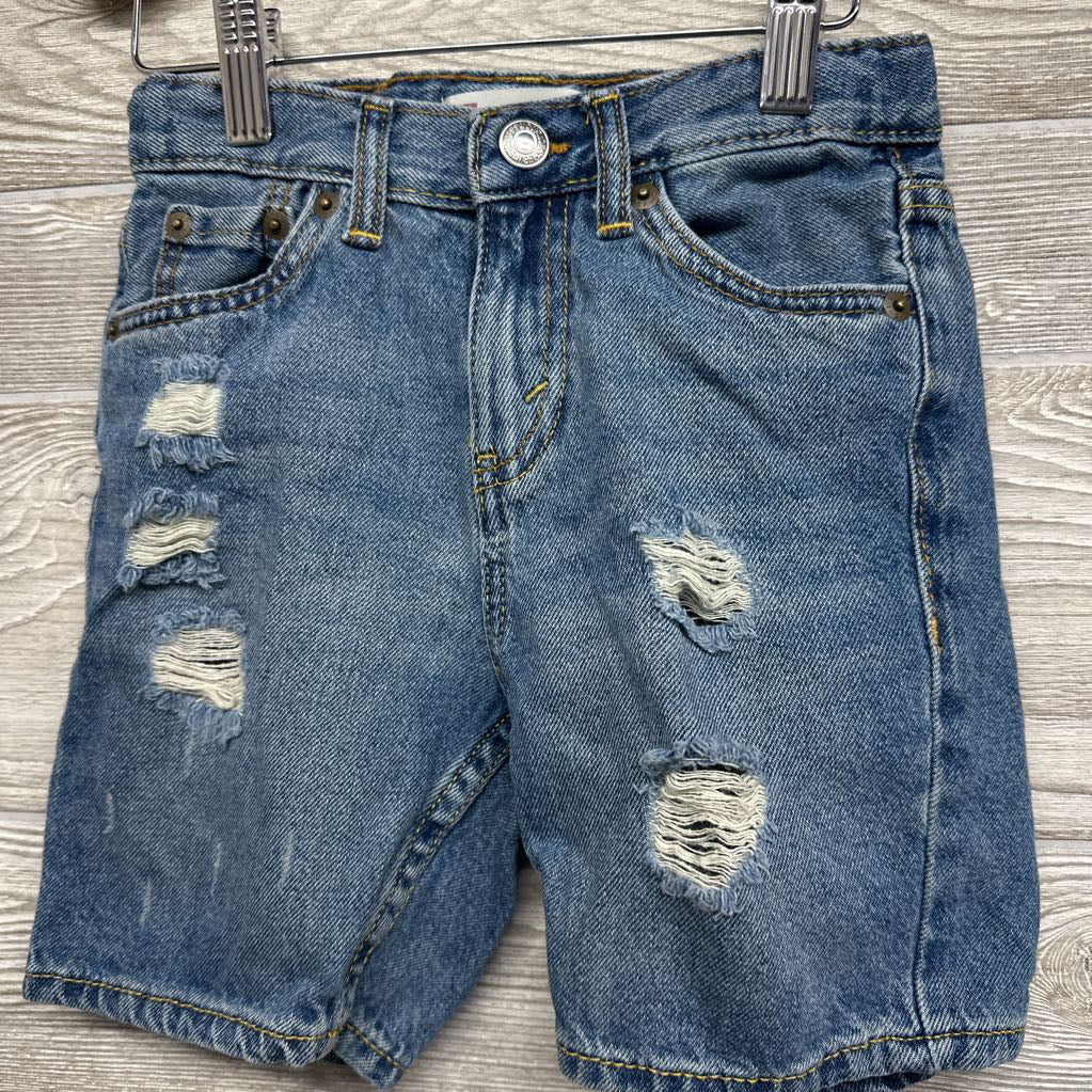 Ripped Denim Shorts 6-7