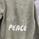 Jacket Peace Sign & Jogger Sweatpants 6-7