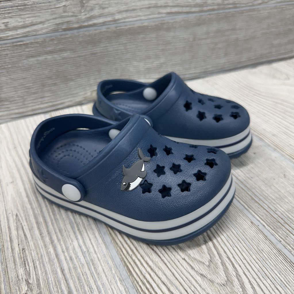 NEW Clog Shoes Sharks 5c