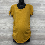 Scoop Neck Shirt Bow Shoulders Medium