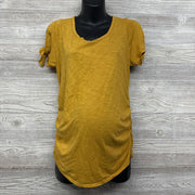 Scoop Neck Shirt Bow Shoulders Medium