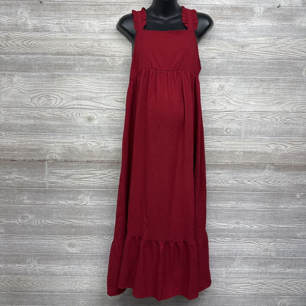 Ruffle Sleeve Tiered Dress XL