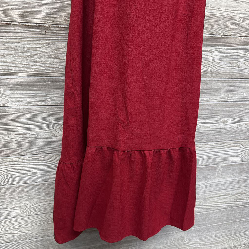 Ruffle Sleeve Tiered Dress XL