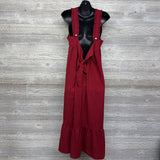 Ruffle Sleeve Tiered Dress XL