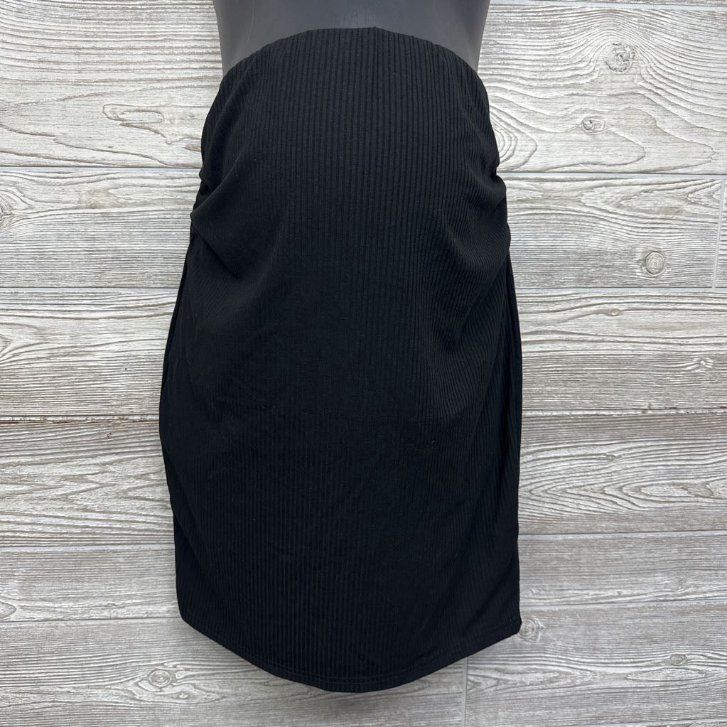 Over Belly Ribbed Skirt Large