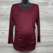 NEW LS Ruched Shirt Large