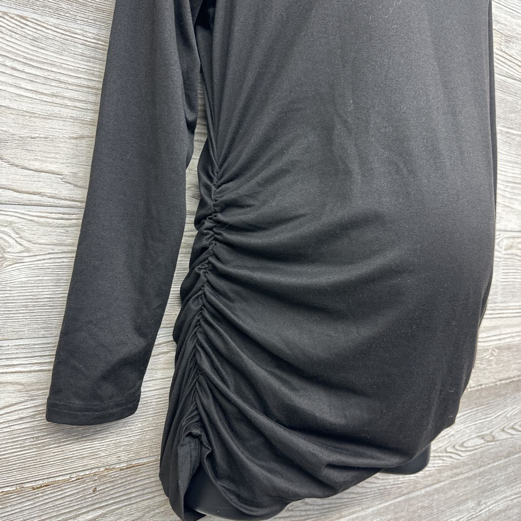 LS Ruched V Neck Shirt Large