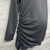LS Ruched V Neck Shirt Large