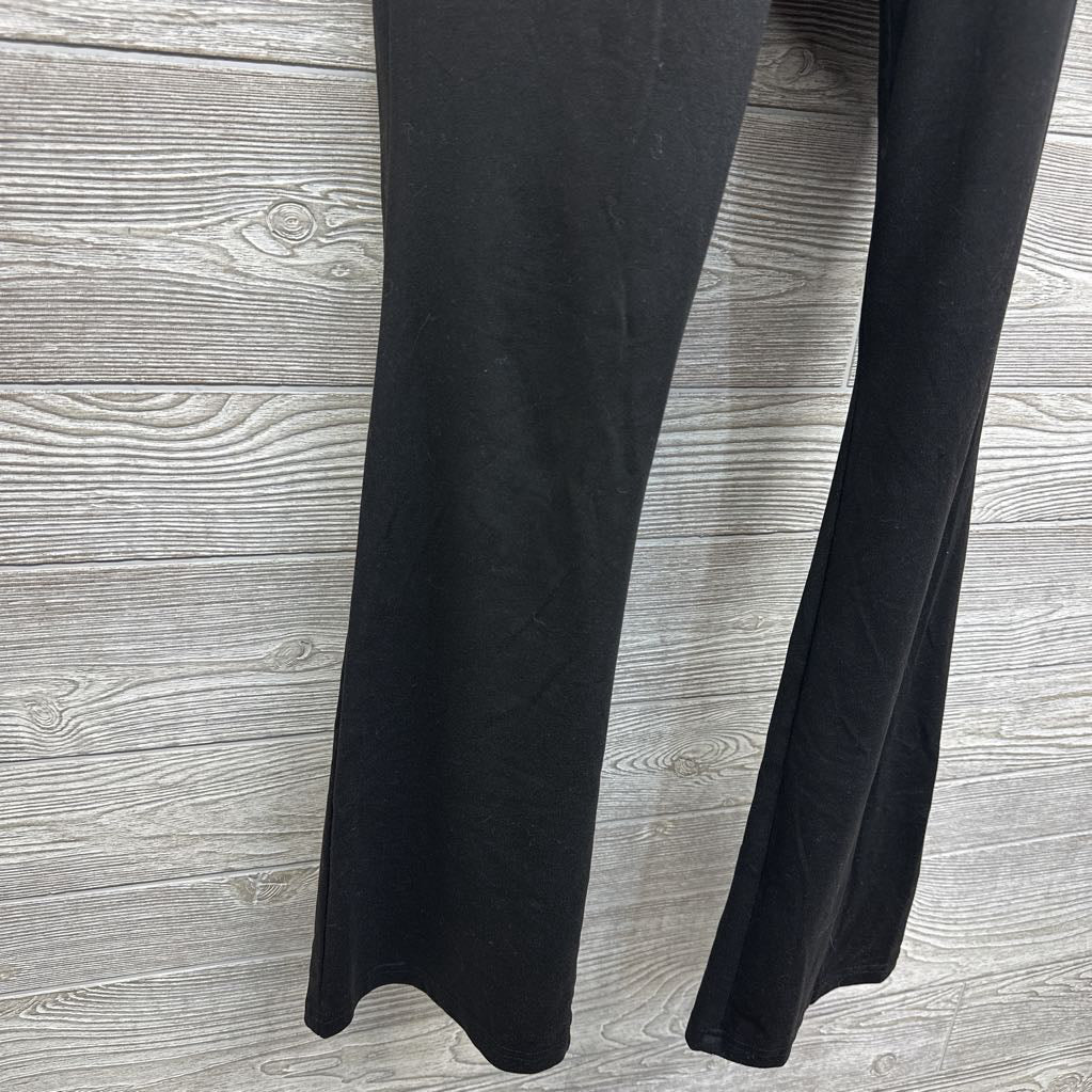 Ruched Full Panel Flare Pants Large