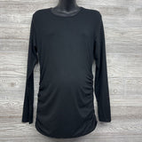 LS Ruched Scoop Neck Shirt Large