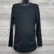 LS Ruched Scoop Neck Shirt Large