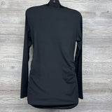 LS Ruched Scoop Neck Shirt Large