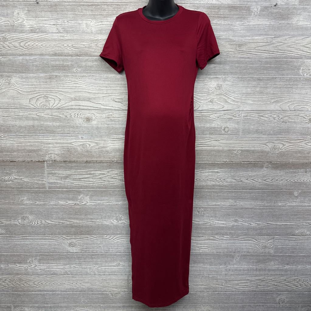 Ruched Maxi Dress Large
