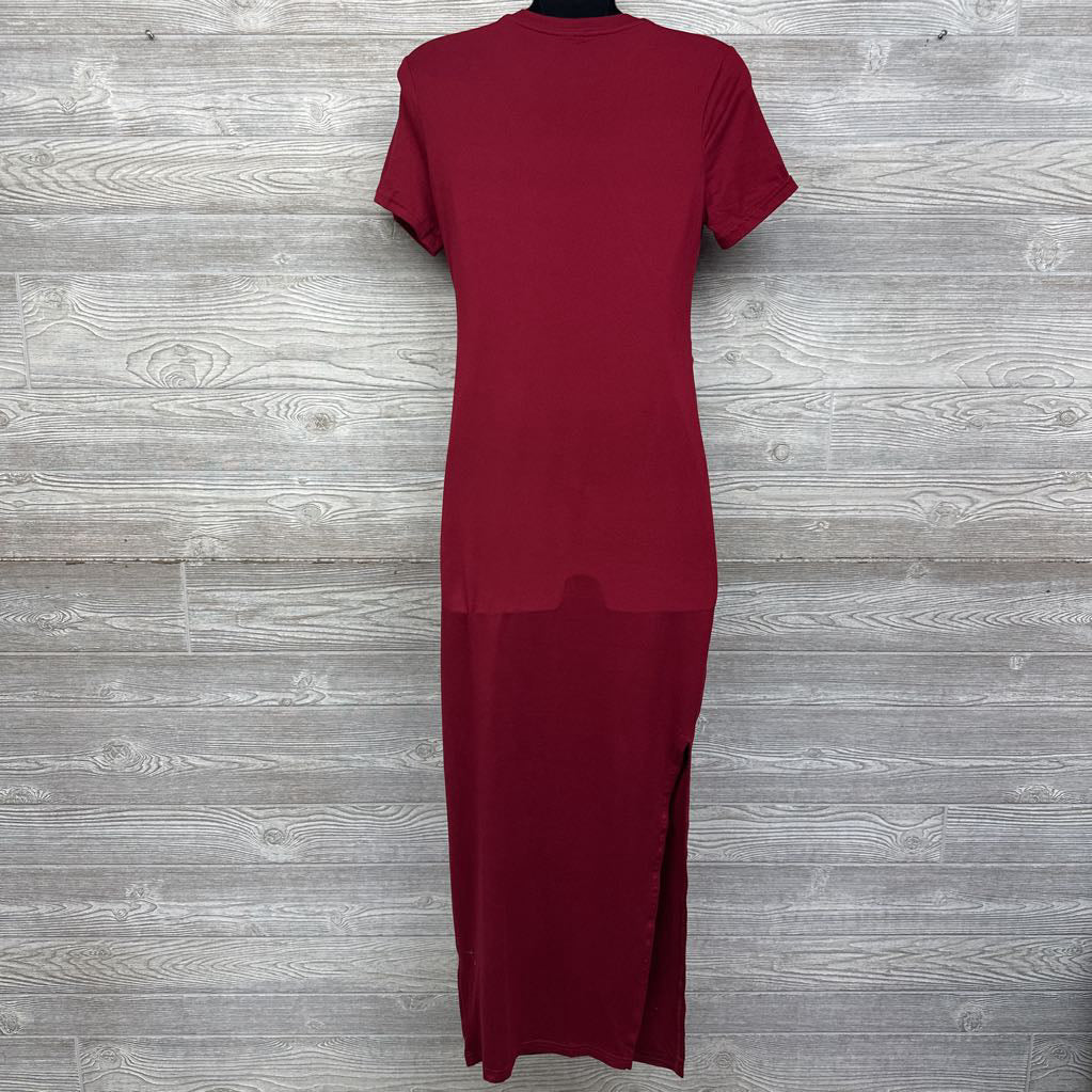 Ruched Maxi Dress Large