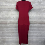 Ruched Maxi Dress Large