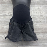 Full Panel Distressed Denim O.G. Straight Shorts 10/Med