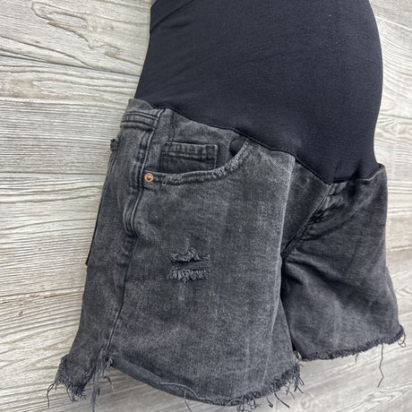 Full Panel Distressed Denim O.G. Straight Shorts 10/Med