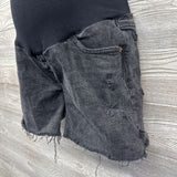Full Panel Distressed Denim O.G. Straight Shorts 10/Med