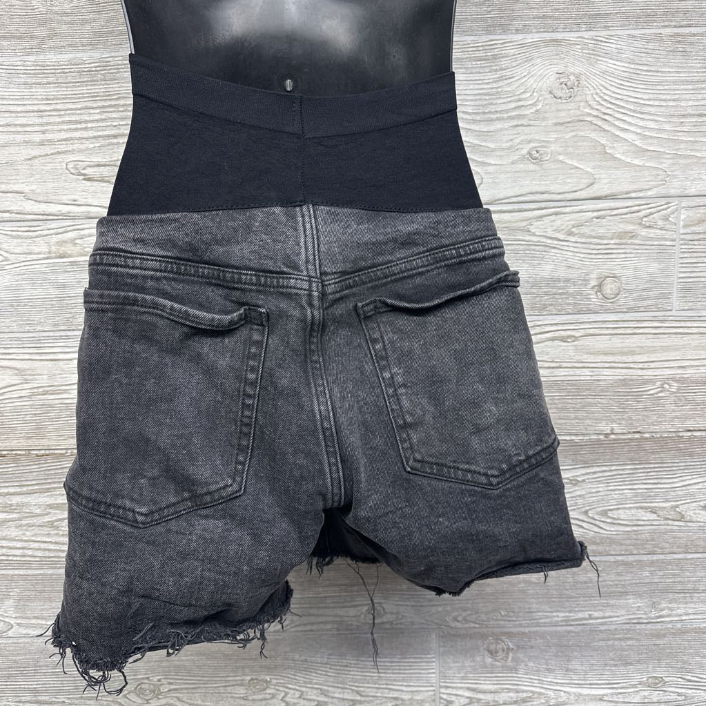 Full Panel Distressed Denim O.G. Straight Shorts 10/Med
