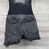 Full Panel Distressed Denim O.G. Straight Shorts 10/Med