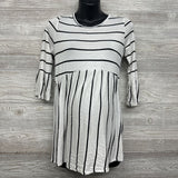 Bell Sleeve Shirt Stripes Small