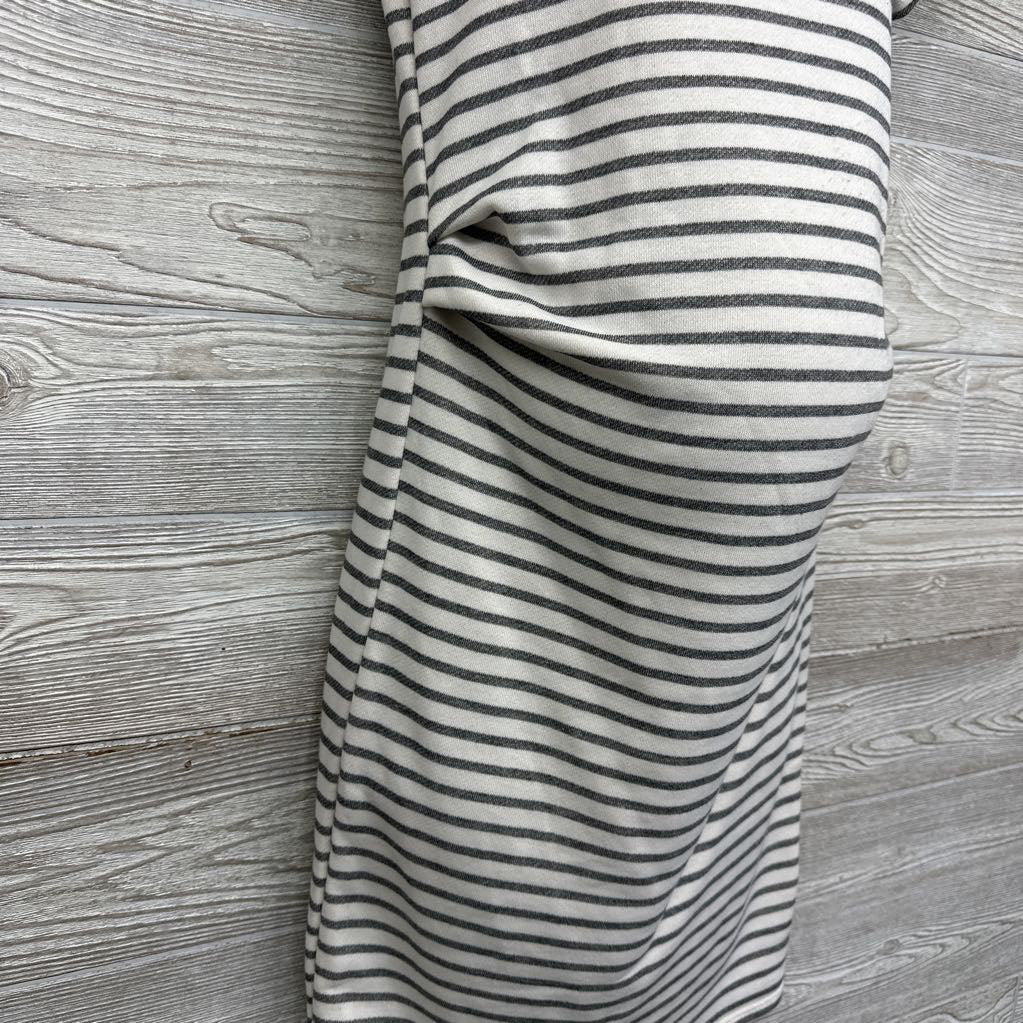 Ruched French Terry Dress Stripes Small
