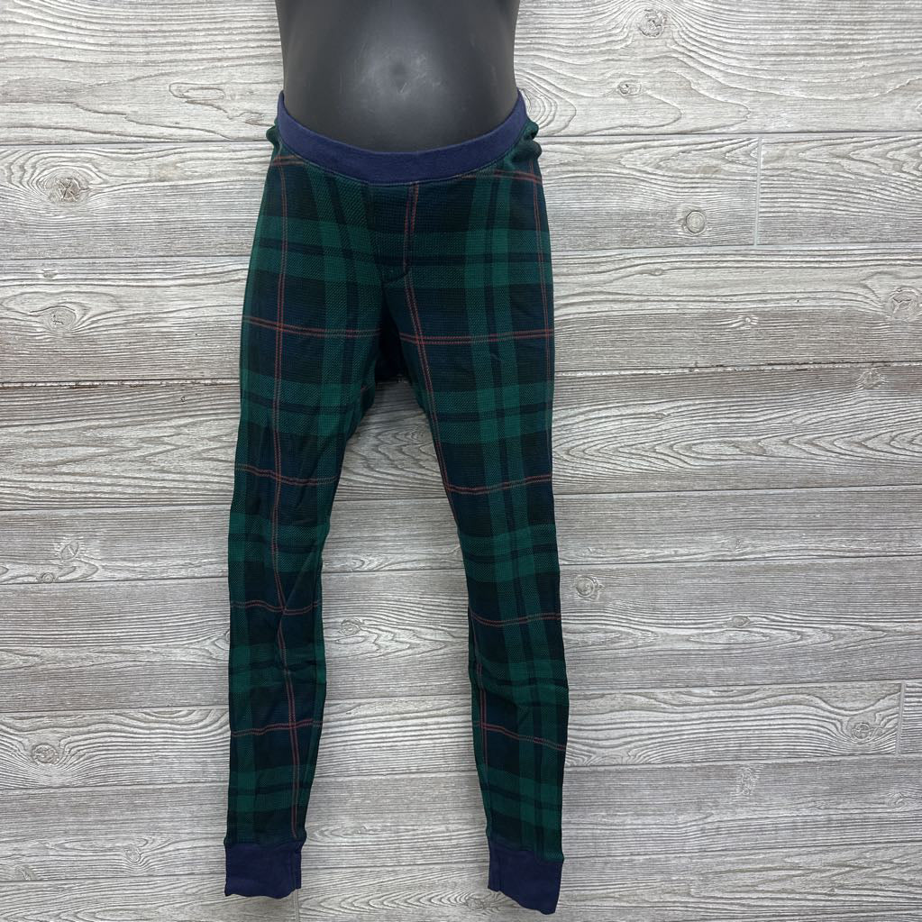 2 Pc LS Plaid Waffle Knit PJs Small