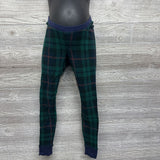 2 Pc LS Plaid Waffle Knit PJs Small