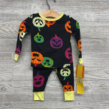 NEW 2 Pc LS PJs Pumpkins 12M