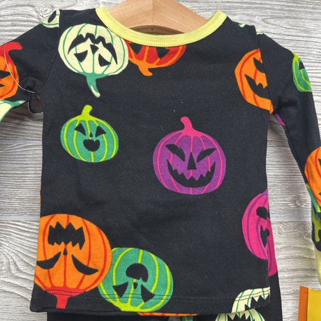 NEW 2 Pc LS PJs Pumpkins 12M