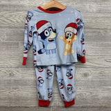 2 Pc LS Cozy PJs Stars 3T