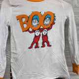 2 Pc LS Bamboo PJs Boo Stripes 3T *