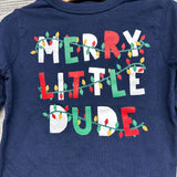 LS Shirt Merry Little Dude 2T