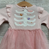 LS Tulle Skeleton Dress Glitter 12-18M