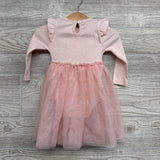 LS Tulle Skeleton Dress Glitter 12-18M