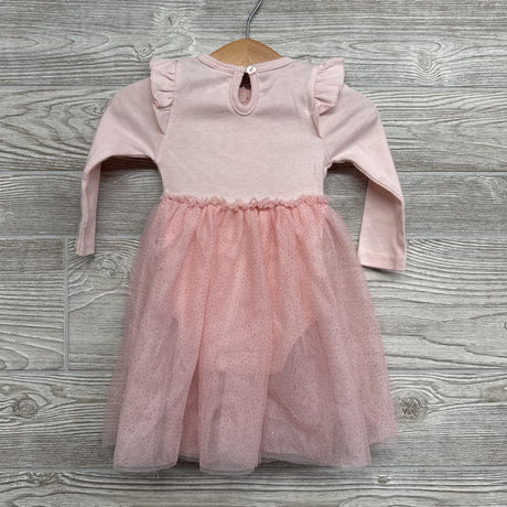 LS Tulle Skeleton Dress Glitter 12-18M