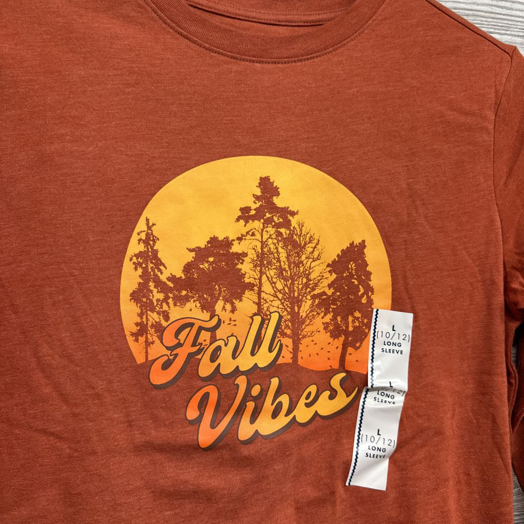 NEW LS Shirt Fall Vibes 10-12