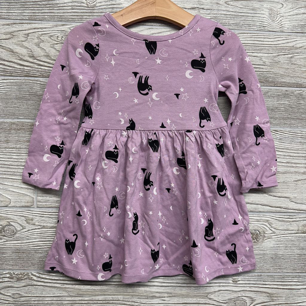LS Dress Cats Witch Hats 2T