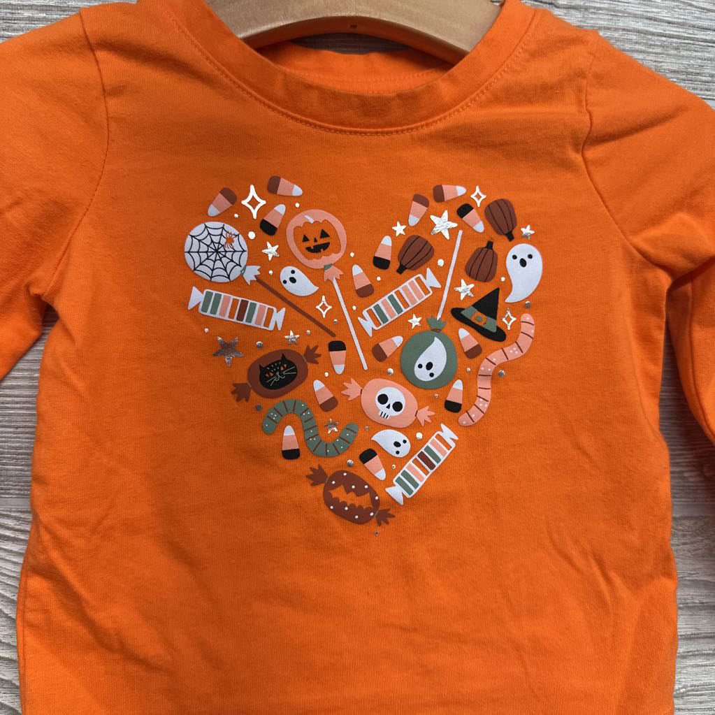 LS Shirt Candy Heart 12M