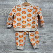 Crewneck & French Terry Joggers Pumpkins 6-9M