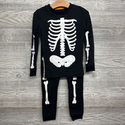 2 Pc LS Skeleton PJs 5T