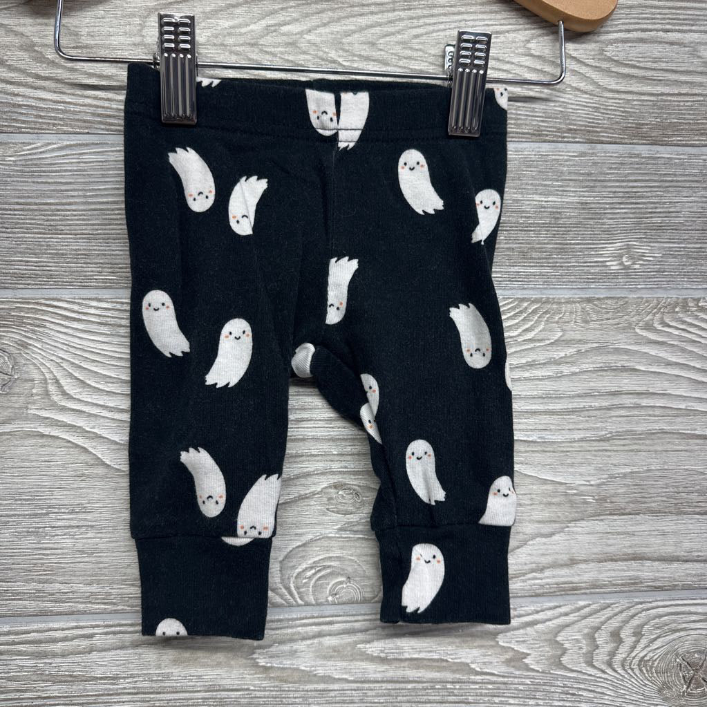 LS Bodysuit Little Boo & Pants Ghosts 3M